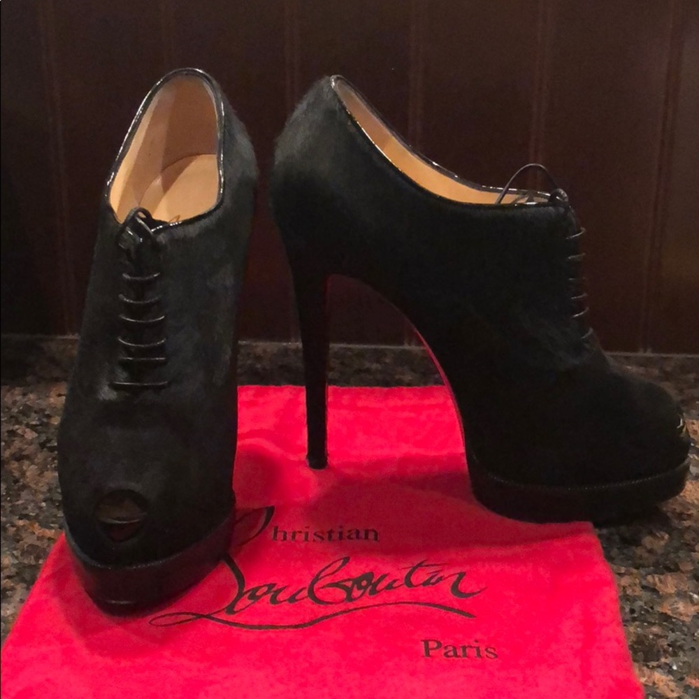 Authentic Christian Louboutin Platform Shoes 7.5